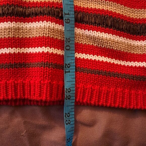 Vintage Villager Sport Liz Claiborne Sweater Women's PM Striped Granola Girl - Picture 9 of 9
